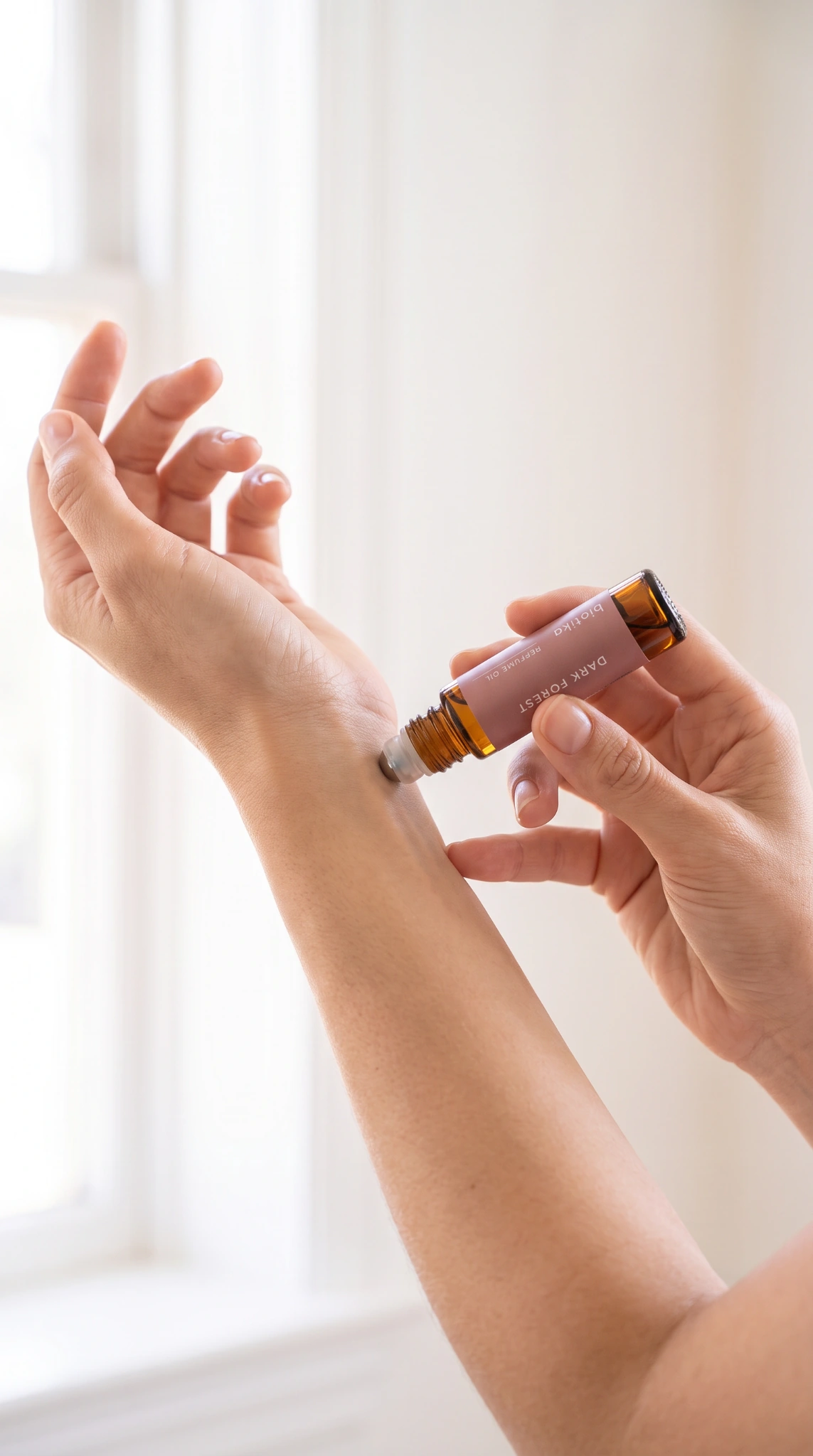 Aplikacja roll-on Biotika na nadgarstek